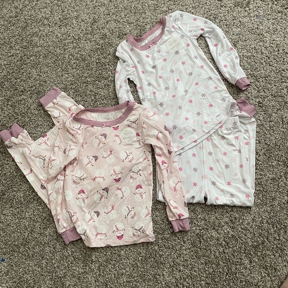 Pair of two NWT Milkberry 3t girl pj sets lightweight - Picture 1 of 10